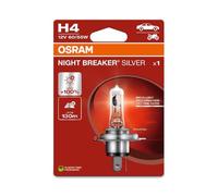 Osram Ampoule halogène Night Breaker® Silver H4 60/55 W 12 V – 1 ampoule