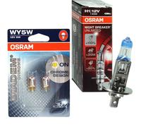 OSRAM NIGHT BREAKER UNLIMITED H1 110% Diadem Chrome WY5W Ampoule Lampe
