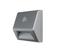 Osram Veilleuse LED NIGHTLUX Stair – Détecteur de mouvement IP54, piles, 4000 K – Argenté