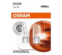 Osram Ampoules W3W W2,1x9,5d 2821-02B 12V Duo