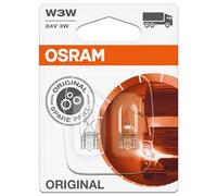 OSRAM Original 12V W3W lampes halogènes auxiliaires 2841-02B en double blister