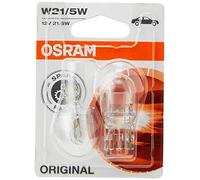 Osram Original Ampoules Halogène - T20 W3x16Q - 12V/21-5W - set de 2 pièces
