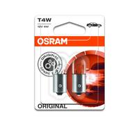 OSRAM Original 12V T4W lampes halogènes auxiliaires 3893-02B en double blister