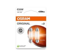 Osram Ampoule navette Standard C5W 5 W 12 V SV8.5-8 36 mm Pack de 2