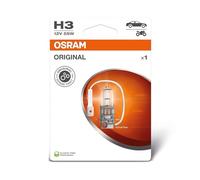 Osram ORIGINAL LINE 12V, H3, halogen headlight lamp, Single Blister (1 lamp)