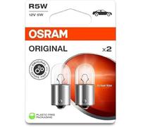 OSRAM ORIGINAL LINE 12V, R5W, lampe de signalisation, base en métal, double blister (2 lampes), white
