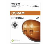 OSRAM ORIGINAL LINE 12V, WY5W, lampe de signalisation, base en verre, double blister (2 lampes), white
