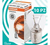 OSRAM ORIGINAL LINE 7528 P21/5W Ampoules Lumière Arrière Stop 21/5 W 10 Pièces