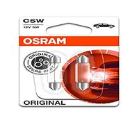 Osram Original Line Lot de 2 ampoules C5W (239) 5 W 12 V Transparent 6418-02B