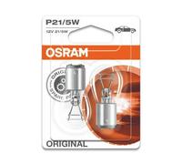 OSRAM ORIGINAL P21/4W lampe halogène, feu stop, antibrouillard arrière, 7528-02B, 12 V véhicule de tourisme, blister double (2 pièces)