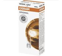 OSRAM ORIGINAL W5W Halogène Rear Position et Plaque d'Immatriculation Light 2825 12V Boîte Pliante de 1 Set de 10, orange