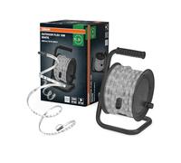 Osram Outdoor Flex Ruban LED 10M IP65, blanc froid, extensible jusqu'à 50 m, avec enrouleur, accessoires de montage, câble de connexion