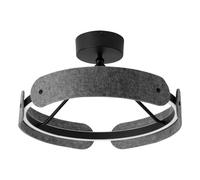 OSRAM Plafonnier Decor Curve Felt LED 33W 3000K avec 1000lm Gris 430mm, Plafonn