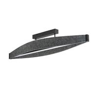 OSRAM Plafonnier Decor Flat Felt LED 23W 3000K 800lm Gris, Plafonnier, Feutre,