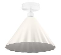 OSRAM Plafonnier Decor Pulp blanc en métal et papier mâché, E27, 310 mm de diamè
