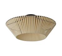 OSRAM Plafonnier DECOR Stripes E27 Beige 405mm, Plafonnier en acier et polyester avec design à rayures