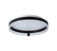 OSRAM Plafonnier LED Decor Circle, Acrylique Noir, 400mm, 25W, 1350lm, CCT 3000
