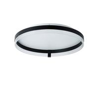 OSRAM Plafonnier LED Decor Circle, Acrylique Noir, 500mm, 32W, 1800lm, CCT 3000