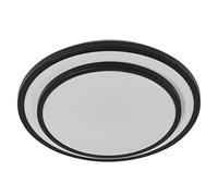 OSRAM Plafonnier LED OR ERLIN 300mm, noir, 16W, 2000lm, couleur de lumière b