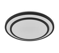 OSRAM Plafonnier LED OR ERLIN 390mm, noir, 24W, 2700lm, couleur de lumière b