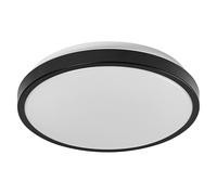 OSRAM Plafonnier LED ORBIS LONDON 280mm, noir, 16W, 2000lm, couleur de lumière b