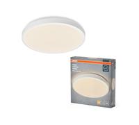 Osram Plafonnier LED ORBIS LONDON 400mm, blanc, 24W, 2700lm, couleur de lumière blanc chaud, répartition lumineuse très homogène, longue durée de vie, module LED non remplaçable, rond, IP20, 3000K.