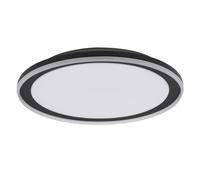 OSRAM Plafonnier LED ORBIS Pederson avec anneau en plastique, noir, 36 W, 2500 l