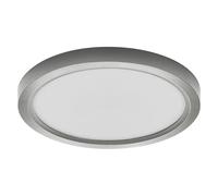 Osram Plafonnier LED Orbis Quickfix 195mm, 16W, 3000K Blanc chaud, 1200lm, Click-DIM, Argent, Plastique/Métal