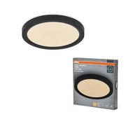 OSRAM Plafonnier LED Orbis Quickfix 195mm, 16W, 3000K Blanc chaud, 1200lm, Click-DIM, Noir, Plastique/Métal