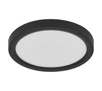 OSRAM Plafonnier LED Orbis Quickfix 245mm, 20W, 3000K Blanc chaud, 2100lm, Click-DIM, Noir, Plastique/Métal