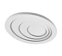 Osram Plafonnier LED ORBIS SPIRAL OVAL 485mm, blanc, 37W, 4000lm, blanc chaud, distribution efficace de la lumière directe, longue durée de vie, module LED non remplaçable, ovale, IP20, 3000K.
