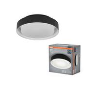 OSRAM Plafonnier ORBIS MADRID 290mm, noir, culot E27, peut être équipé d'une ampoule connectée, haute qualité, design moderne, boîtier en métal, adapté à une utilisation en intérieur, rond, IP20