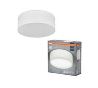 OSRAM Plafonnier ORBIS PARIS 300mm, blanc, culot E27, peut être équipé d'une ampoule connectée, de haute qualité, design moderne, avec abat-jour en tissu, adapté à un usage intérieur, rond, IP20