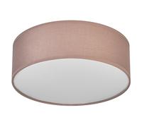 Osram Plafonnier ORBIS PARIS 300mm, marron, culot E27, peut être équipé d'une ampoule connectée, de haute qualité, design moderne, avec abat-jour en tissu, adapté à un usage intérieur, rond, IP20