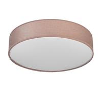 Osram Plafonnier ORBIS PARIS 480mm, marron, culot 3xE27, peut être équipé d'une ampoule connectée, de haute qualité, design moderne, avec abat-jour en tissu, adapté à un usage intérieur, rond, IP20