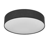 Osram Plafonnier ORBIS PARIS 480mm, noir, culot 3xE27, peut être équipé d'une ampoule connectée, de haute qualité, design moderne, avec abat-jour en tissu, adapté à un usage intérieur, rond, IP20