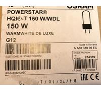 OSRAM POWERSTAR HQI-T 150W/WDL BLANC CHAUD DE LUXE G12