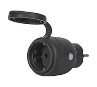 OSRAM Prise extérieure SMART+ WiFi Matter Outdoor Plug, 3680 W, 16 A, IP44, noire, pour jardin et balcon