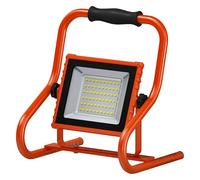 Osram projecteur de chantier à piles R-Stand 20W 4000K en orange avec boîtier en aluminium, protection IP44, pour rénovation, cave et garages