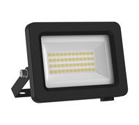 Osram Projecteur LED avec classe d'efficacité énergétique A, boîtier en aluminium noir, 15 W, 2600 lm, pour applications extérieures, design compact, léger, installation facile, LED non remplaçable