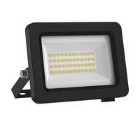 Osram Projecteur LED avec classe d'efficacité énergétique A, boîtier en aluminium noir, 10 W, 1750 lm, pour applications extérieures, design compact, léger, installation facile, LED non remplaçable