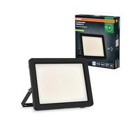 OSRAM Projecteur LED avec classe d'efficacité énergétique A, boîtier en aluminium noir, 24,5 W, 4600 lm, pour applications extérieures, design compact, léger, installation facile, LED non remplaçable