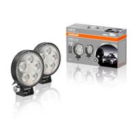 OSRAM LEDriving ROUND VX70-SP, Phares de travail LED OFF ROAD, feux de route, spot, 550 lumens, faisceau lumineux jusqu'à 53 m, feux de route, spots LED ronds, 2 phares