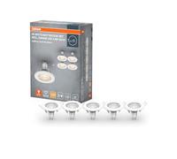 Osram projecteur set de luminaires encastrés blanc avec LED 5x2.6W GU10, protection IP20, pour l'intérieur