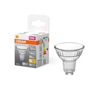 Osram Réflecteur LED Spot Star PAR16, 2700 K blanc chaud, 3,1 W, GU10, 120°, 350 lm, transparent, pour éclairage ponctuel, éclairage de zone, 15 000 h