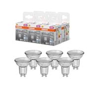 Osram Réflecteur LED Spot Star PAR16, 4 000 K blanc neutre, 2,4 W, GU10, 36°, 230 lm, transparent, pour spots, éclairage d'accentuation, 15 000 h,6-Pack