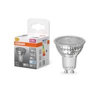 Osram Réflecteur LED Spot Star PAR16, 4 000 K blanc neutre, 6,1 W, GU10, 36°, 575 lm, transparent, pour éclairage ponctuel, magasins, restaurants, 15 000 h