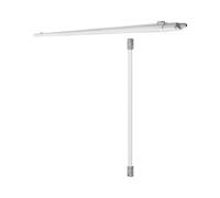 OSRAM Réglette étanche Submarine, blanche, 1,5M, 24W, 4000K, IP65, polycarbonate, design fin, montage mural et plafond, 2160 lm