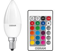 Osram Set 2 Ampoules 4.5W LED Rvb + Warm Blanc 2700K Mise E14 avec Télécommande [EEK: A]