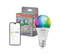 Osram SMART+ Ampoule RGB (lot de 2, E27, 9W) - lumière blanche réglable + couleurs - Matter via Wi-Fi - Alexa, Google, Apple